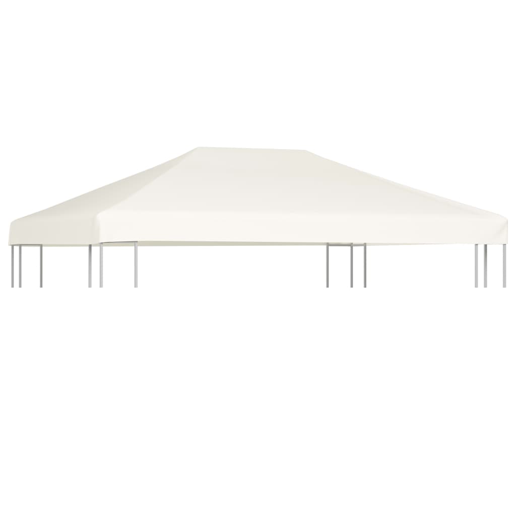 Gazebo Top Cover 310 g/m2 4x3 m Cream White - R and M Furniture