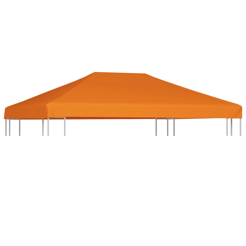 Gazebo Top Cover 310 g/m2 4x3 m Orange - Unbeatable Bargains