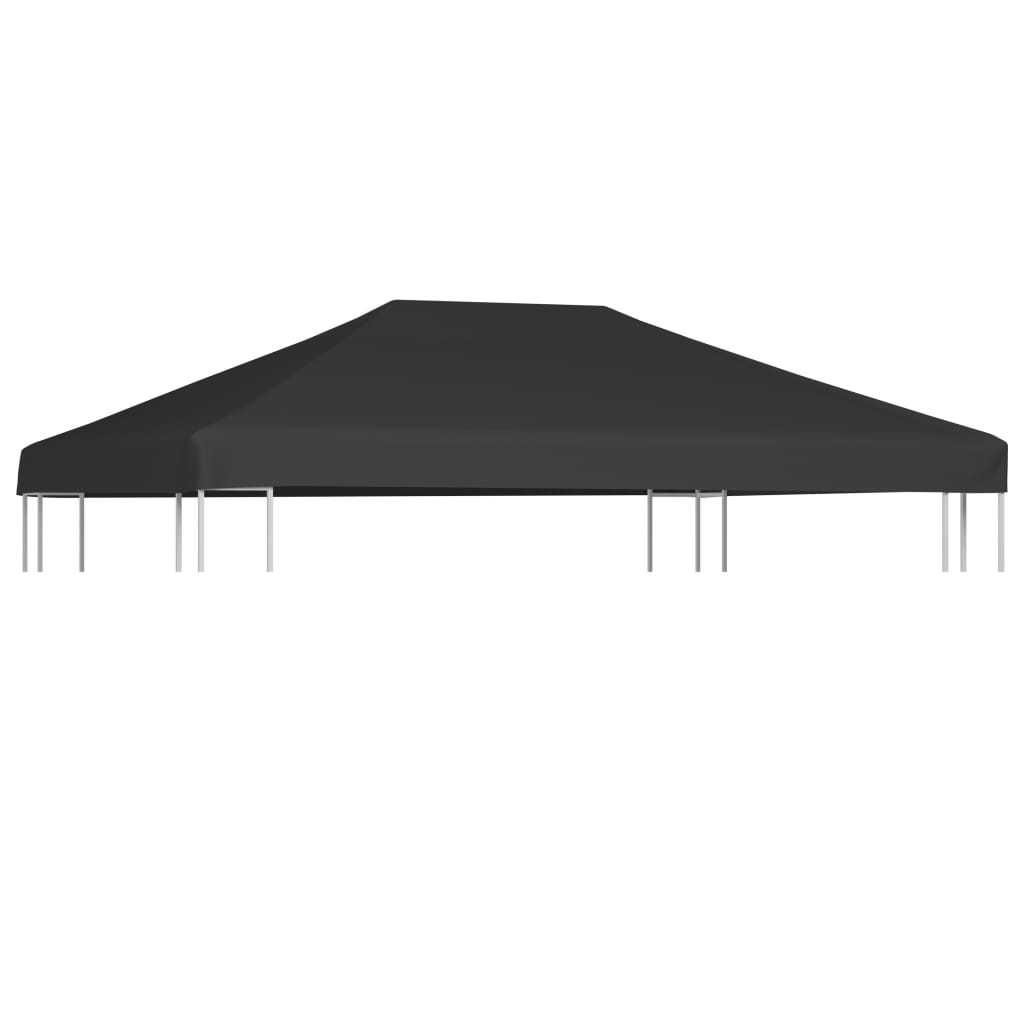 Gazebo Top Cover 310 g/m2 4x3 m Grey - Decor Base