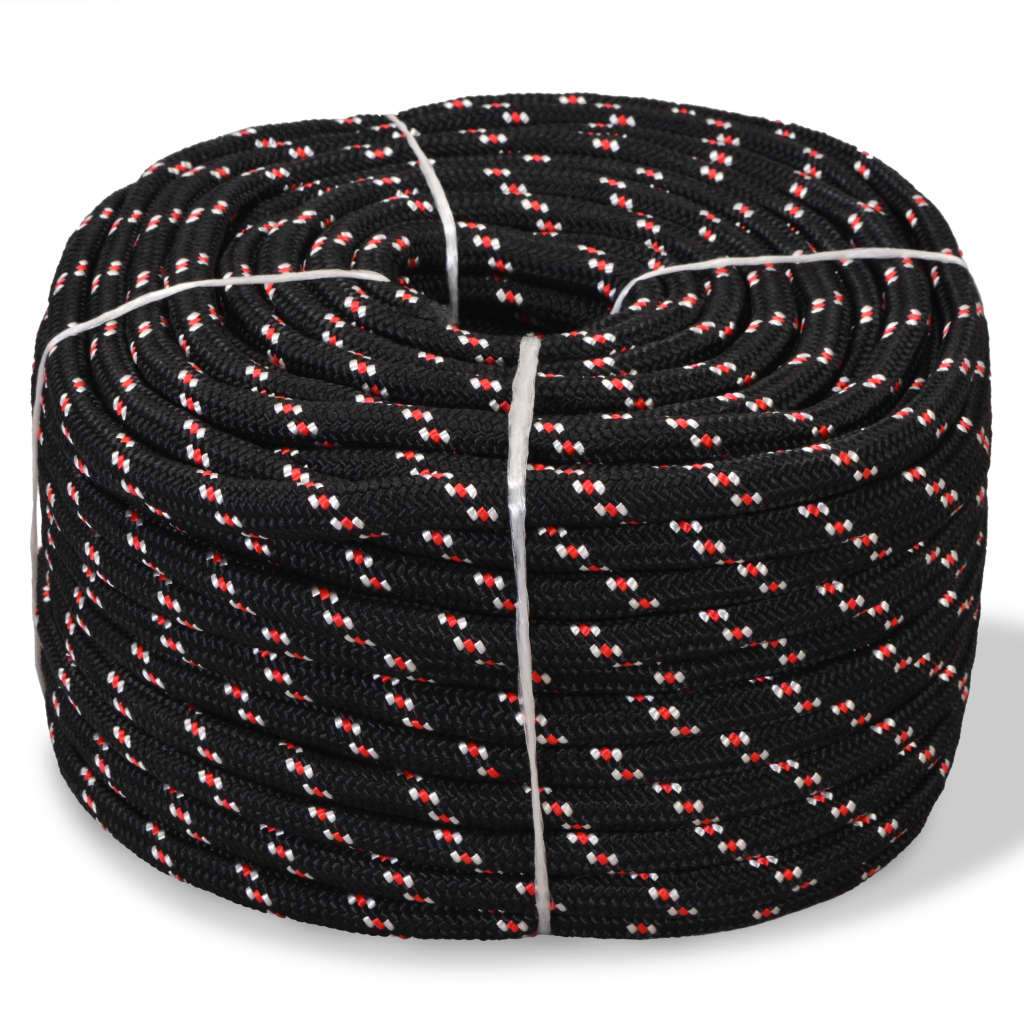 Marine Rope Polypropylene 16 mm 250 m Black - All Things Good