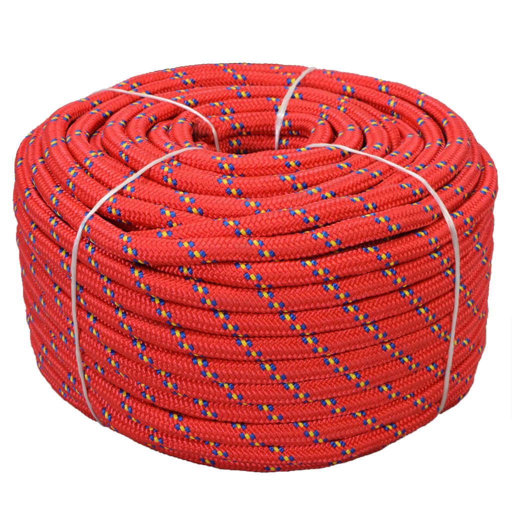 Marine Rope Polypropylene 18 mm 50 m Red - Millennium Furniture
