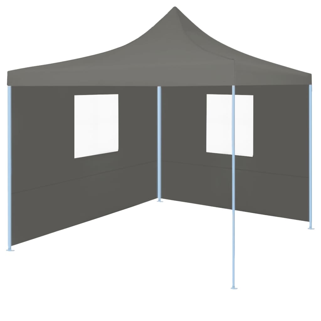 Foldable Party Tent Pop-Up with 2 Sidewalls 3x3 m Anthracite - Tyrell & Tyrell