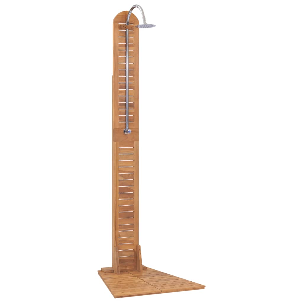 Garden Shower Solid Teak 70x75x204 cm - R and M Furniture