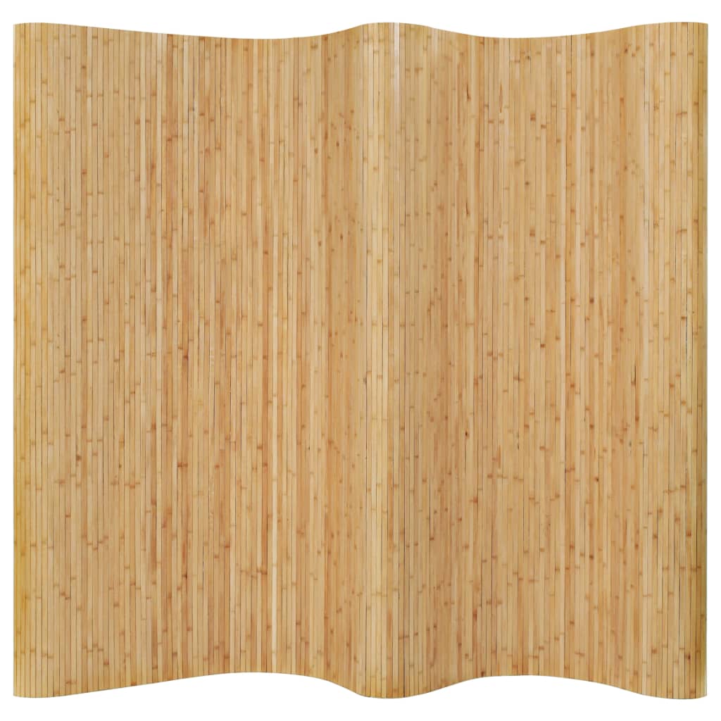 Room Divider Bamboo 250x165 cm Natural - Charlotte Dunes
