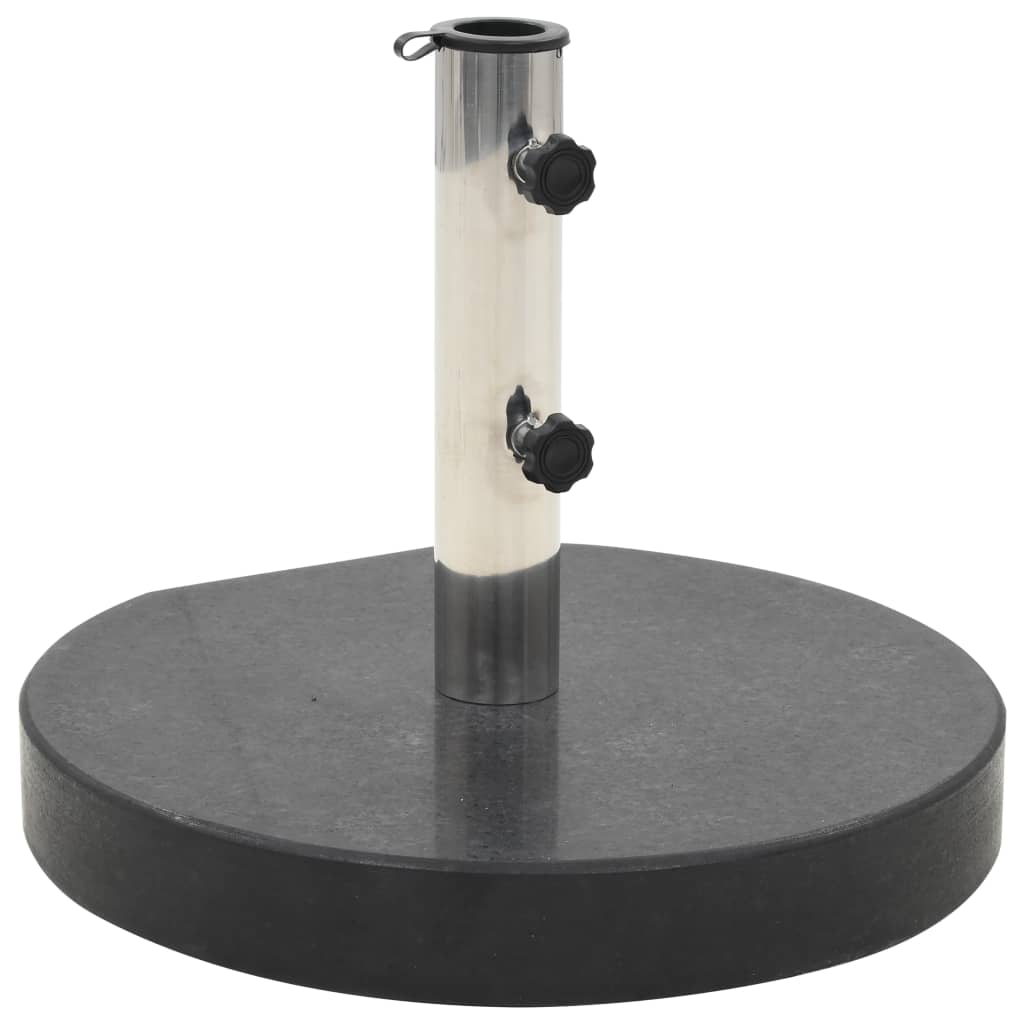 Parasol Base Granite 28.5 kg Round Black - Decor Base