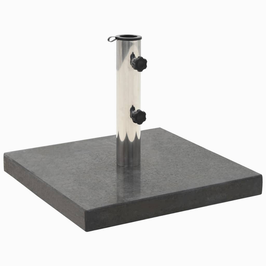 Parasol Base Granite 28.5 kg Square Black - Unbeatable Bargains