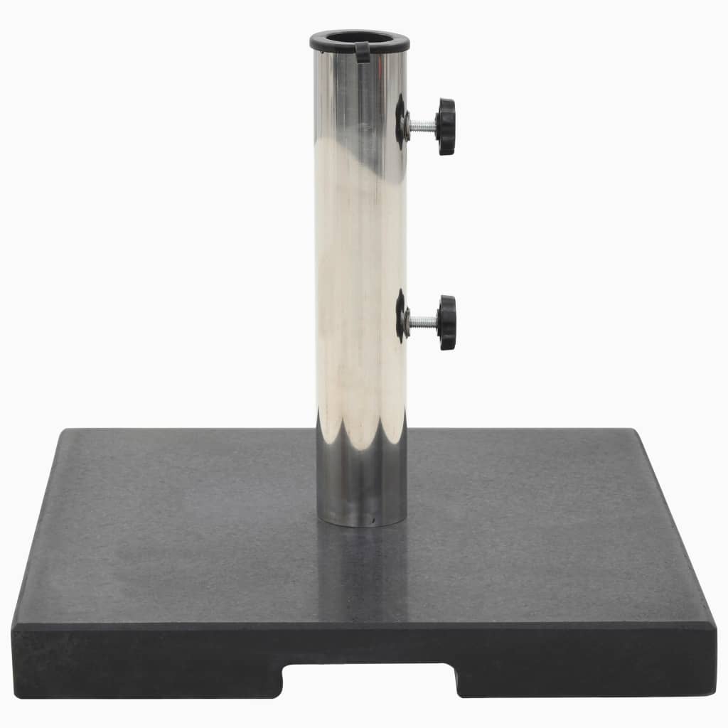 Parasol Base Granite 20 kg Square Black - Decor Base