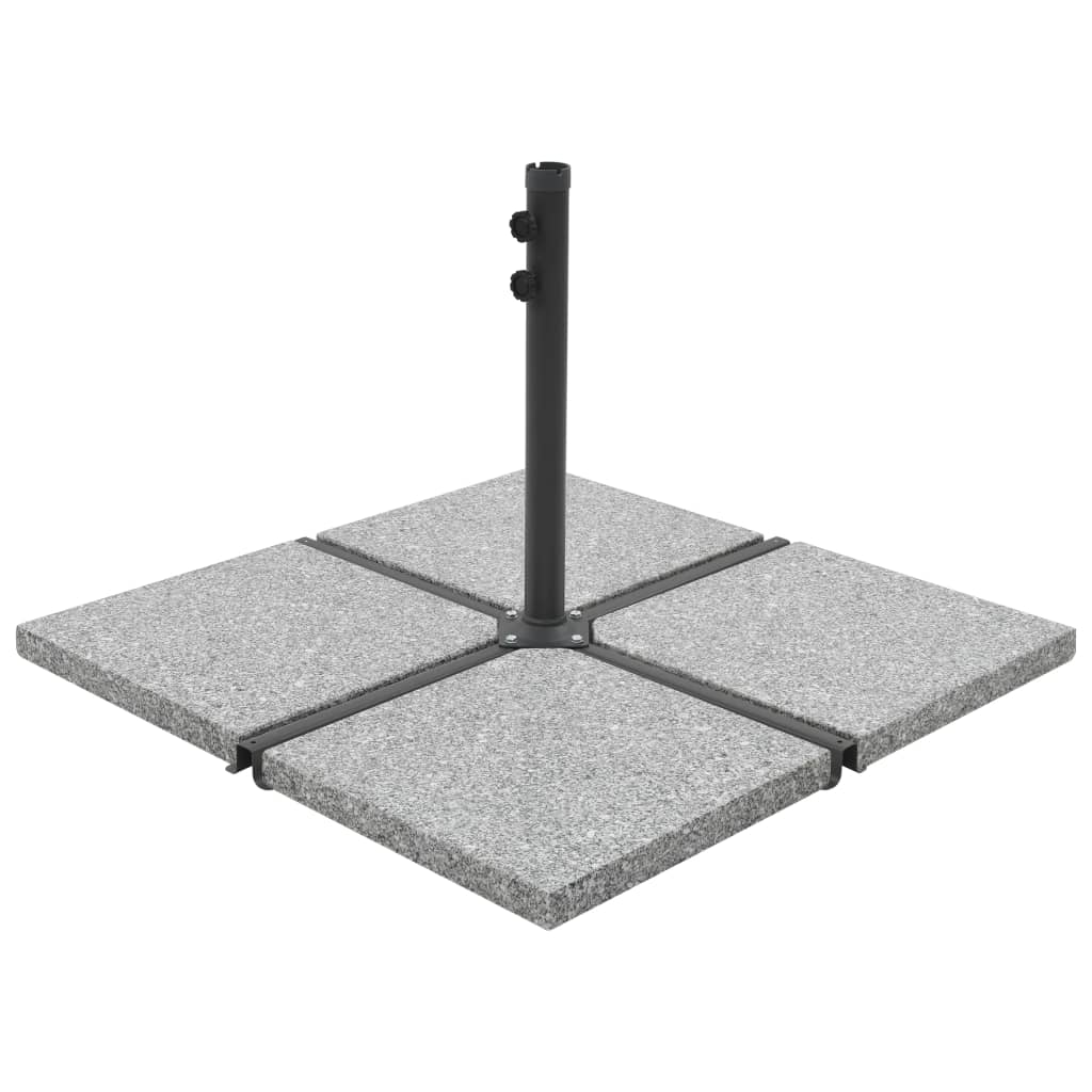Umbrella Weight Plate Granite 25 kg Square Grey - Tyrell & Tyrell