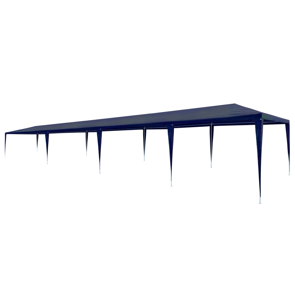 Party Tent 3x12 m PE Blue - Decor Base