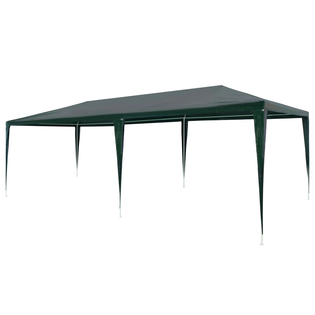 Party Tent 3x6 m PE Green - Decor Base