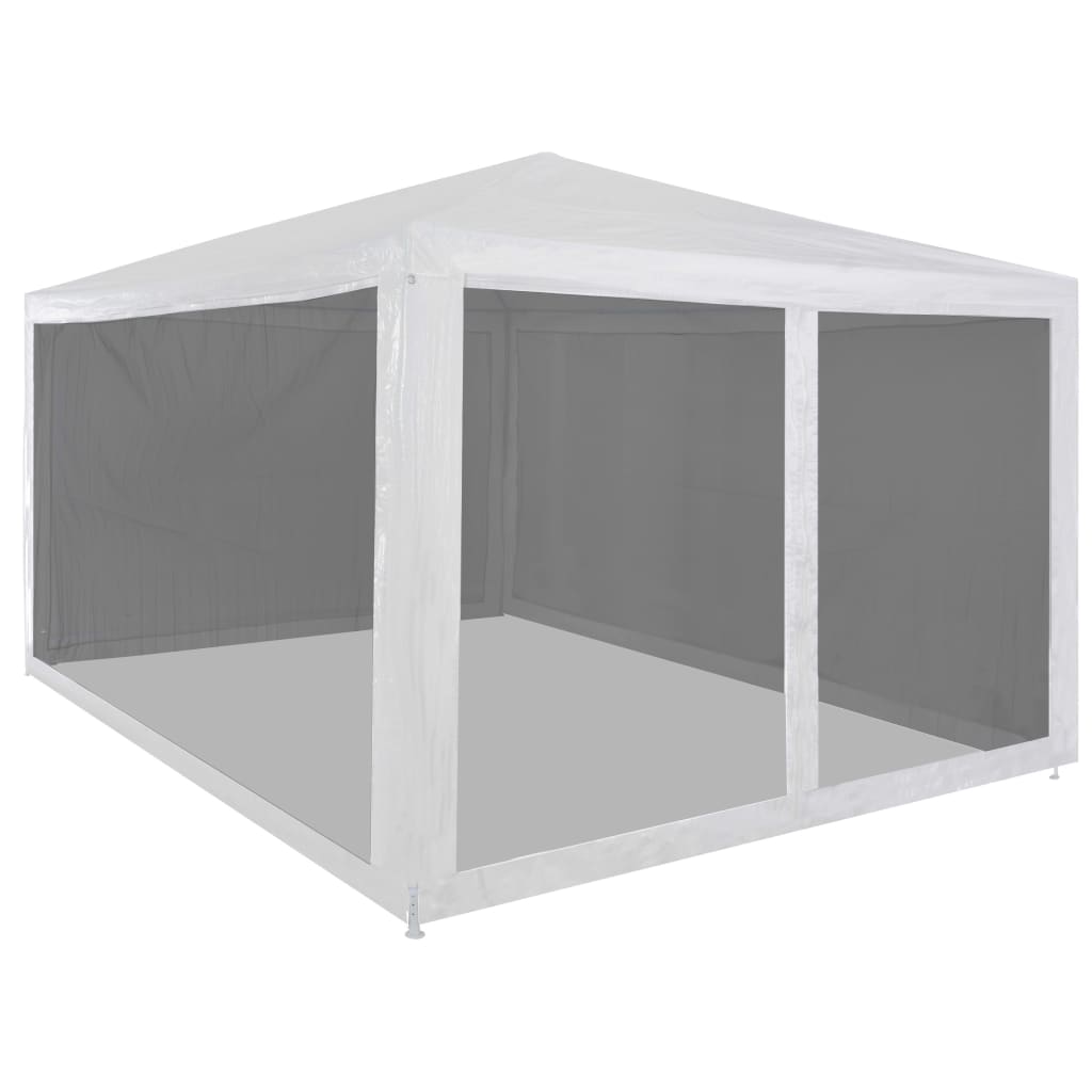 Party Tent with 4 Mesh Sidewalls 4x3 m - The Home Maker