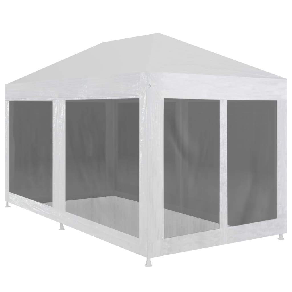 Party Tent with 6 Mesh Sidewalls 6x3 m - R and M Furniture