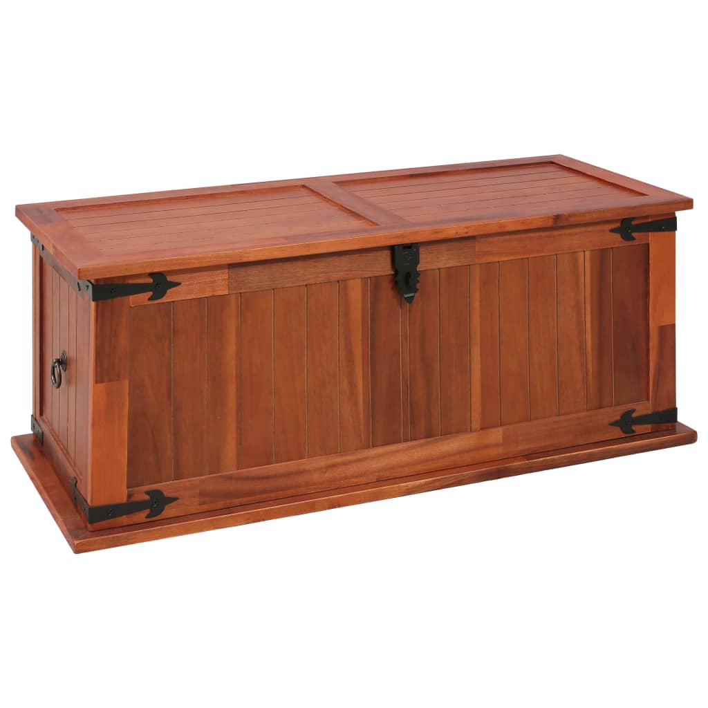 Storage Chest 90x45x40 cm Solid Acacia Wood - Sid & Sam