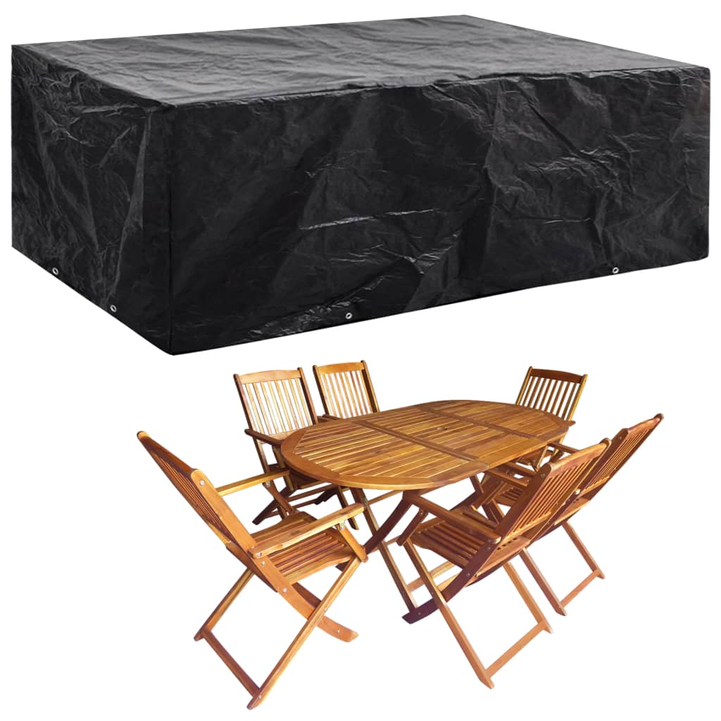 Garden Furniture Cover 8 Eyelets 242x162x100 cm - Merkel Designers