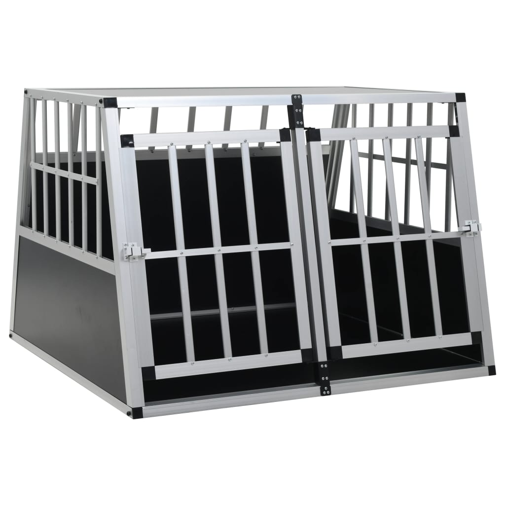 Dog Cage with Double Door 94x88x69 cm - The Home Maker