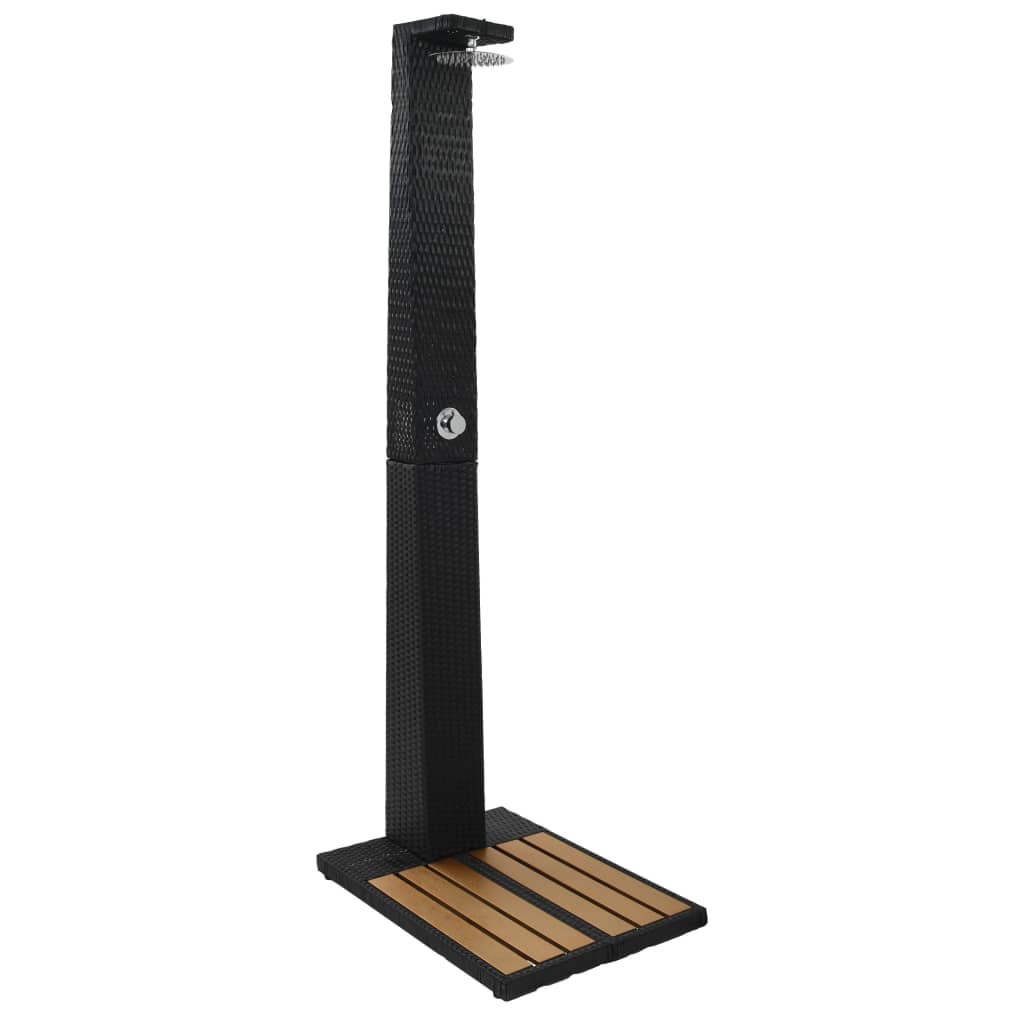 Garden Shower Poly Rattan WPC - Sid & Sam