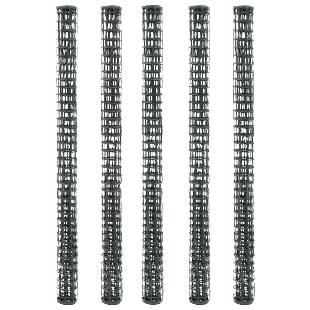 Garden Fence Meshes 5 pcs HDPE 1x1.2 m Green - Unbeatable Bargains