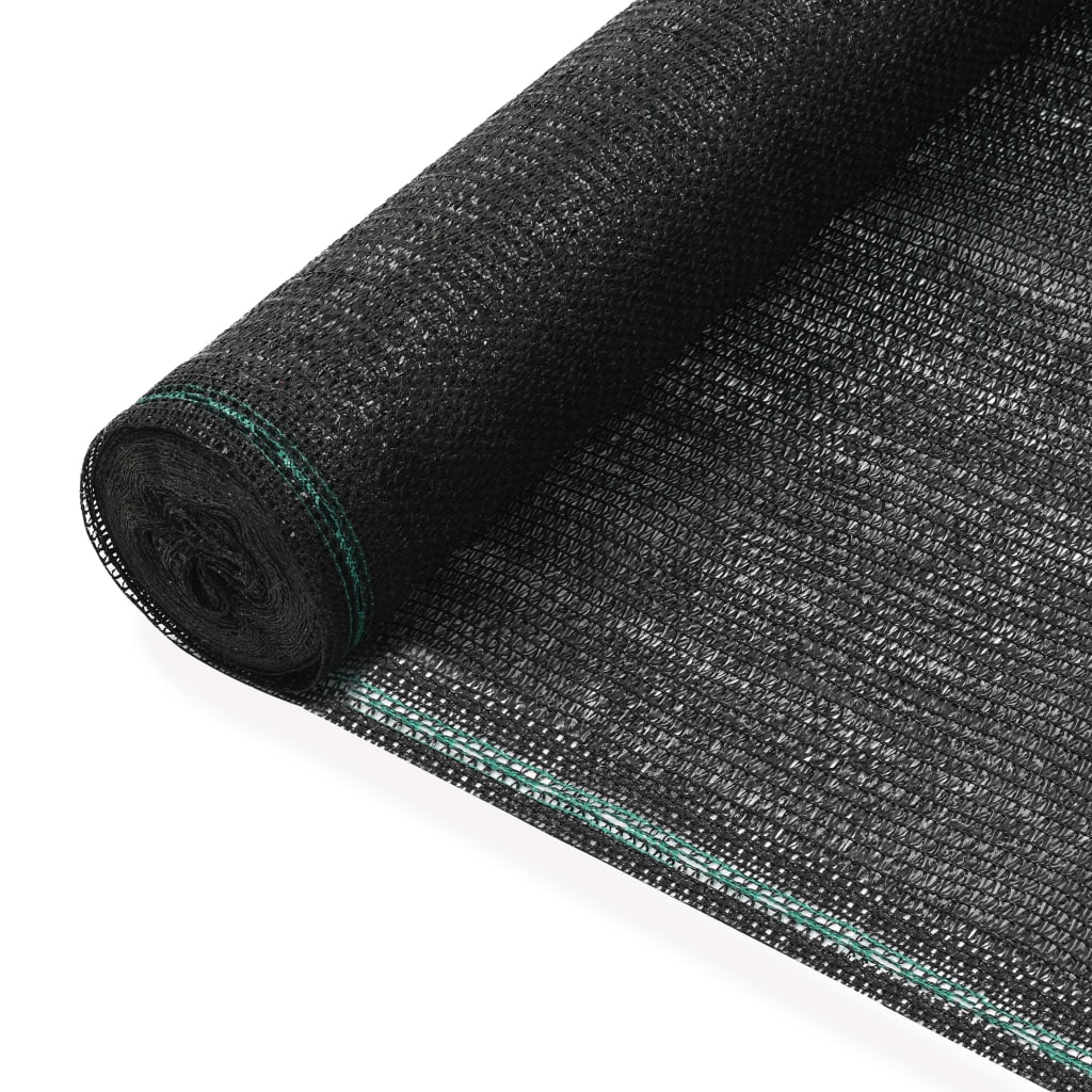 Tennis Screen HDPE 1.4x25 m Black - Unbeatable Bargains