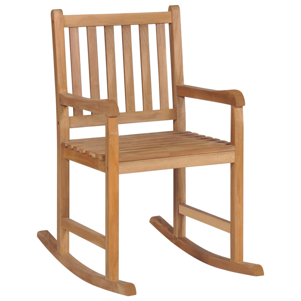 Rocking Chair Solid Teak Wood - Tyrell & Tyrell