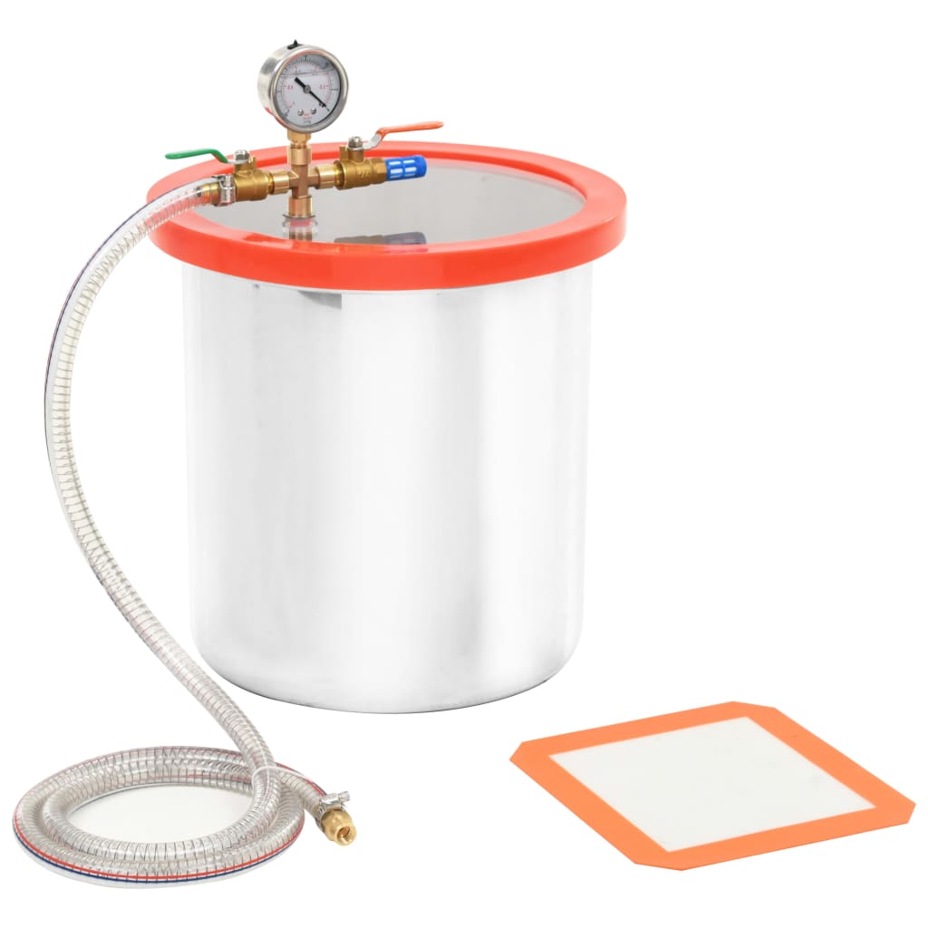 Vacuum Chamber Stainless Steel 18.9 L - Decor Base