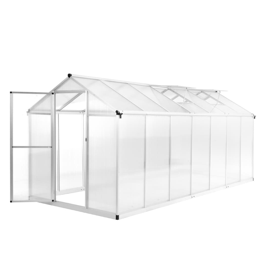 Greenhouse Aluminium 421x190x195 cm 15.6 m3 - Discount Dealers