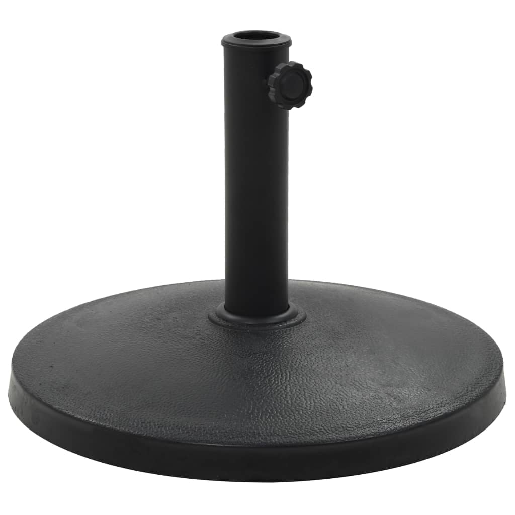 Parasol Base Round Polyresin 10 kg Black - Decor Base