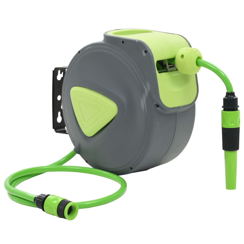 Automatic Retractable Water Hose Reel Wall Mounted 10+1 m - R and M Furniture