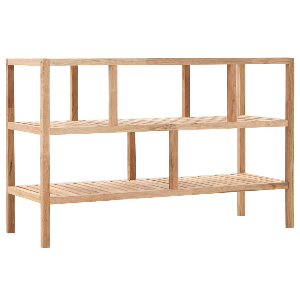 Bathroom Shelf Solid Walnut Wood 100x40x65 cm - Discount Dealers