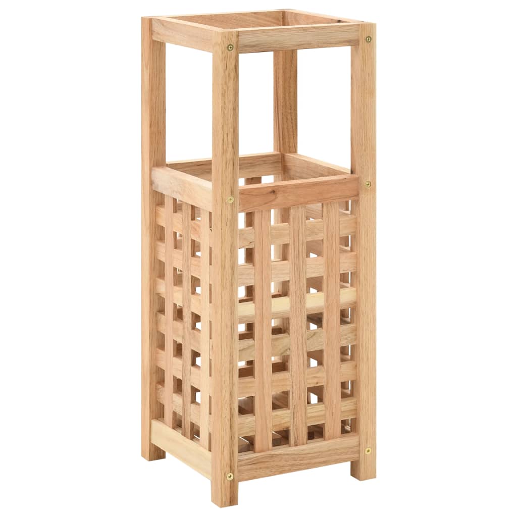 Umbrella Stand Solid Walnut Wood 18x18x50 cm - Unbeatable Bargains