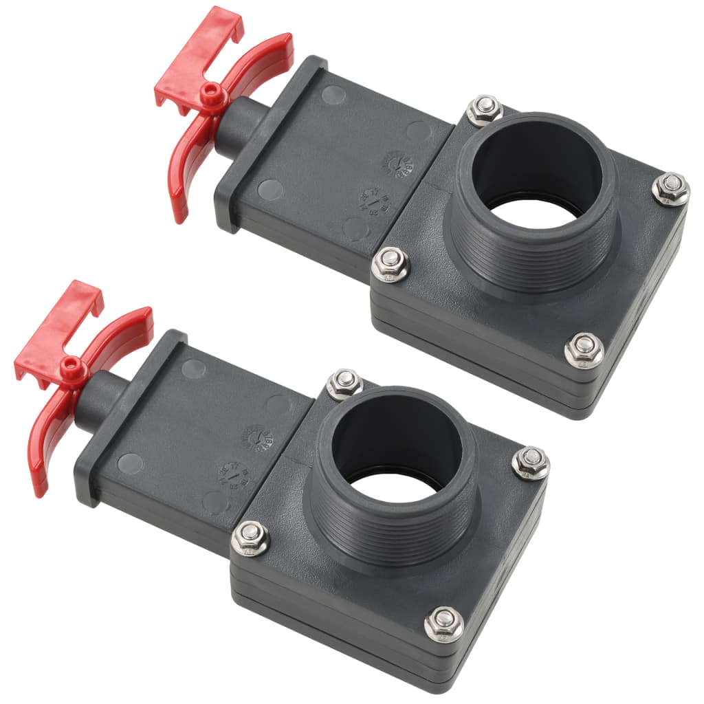 Pool Gate Valve 2 Pcs - Design Hut