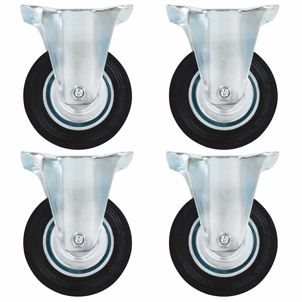 Fixed Casters 4 pcs 100 mm - Design Hut