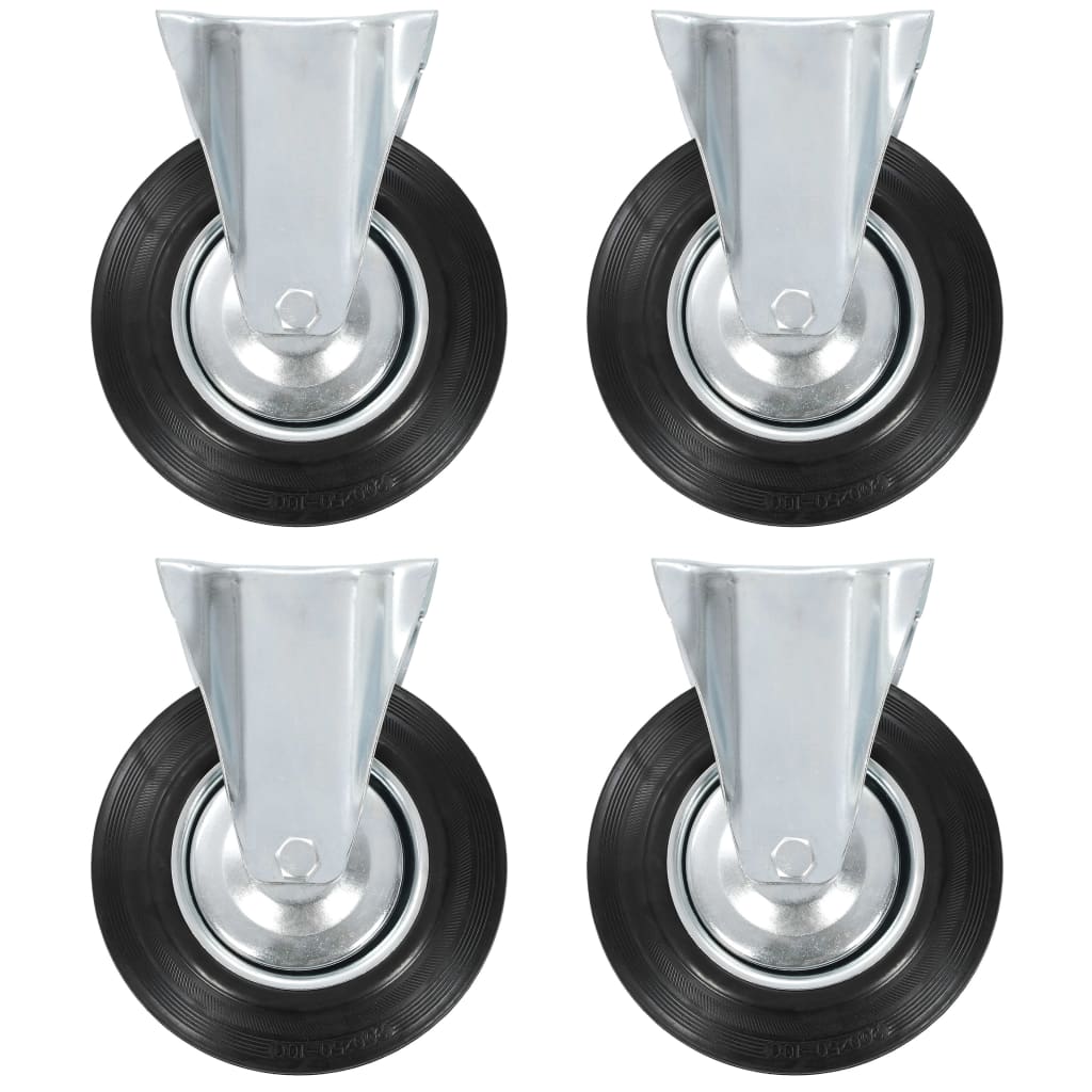 Fixed Casters 4 pcs 200 mm - Unbeatable Bargains