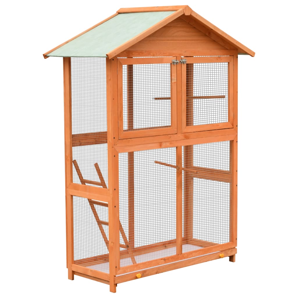 Bird Cage Solid Pine & Fir Wood 125.5x59.5x164 cm - Tyrell & Tyrell