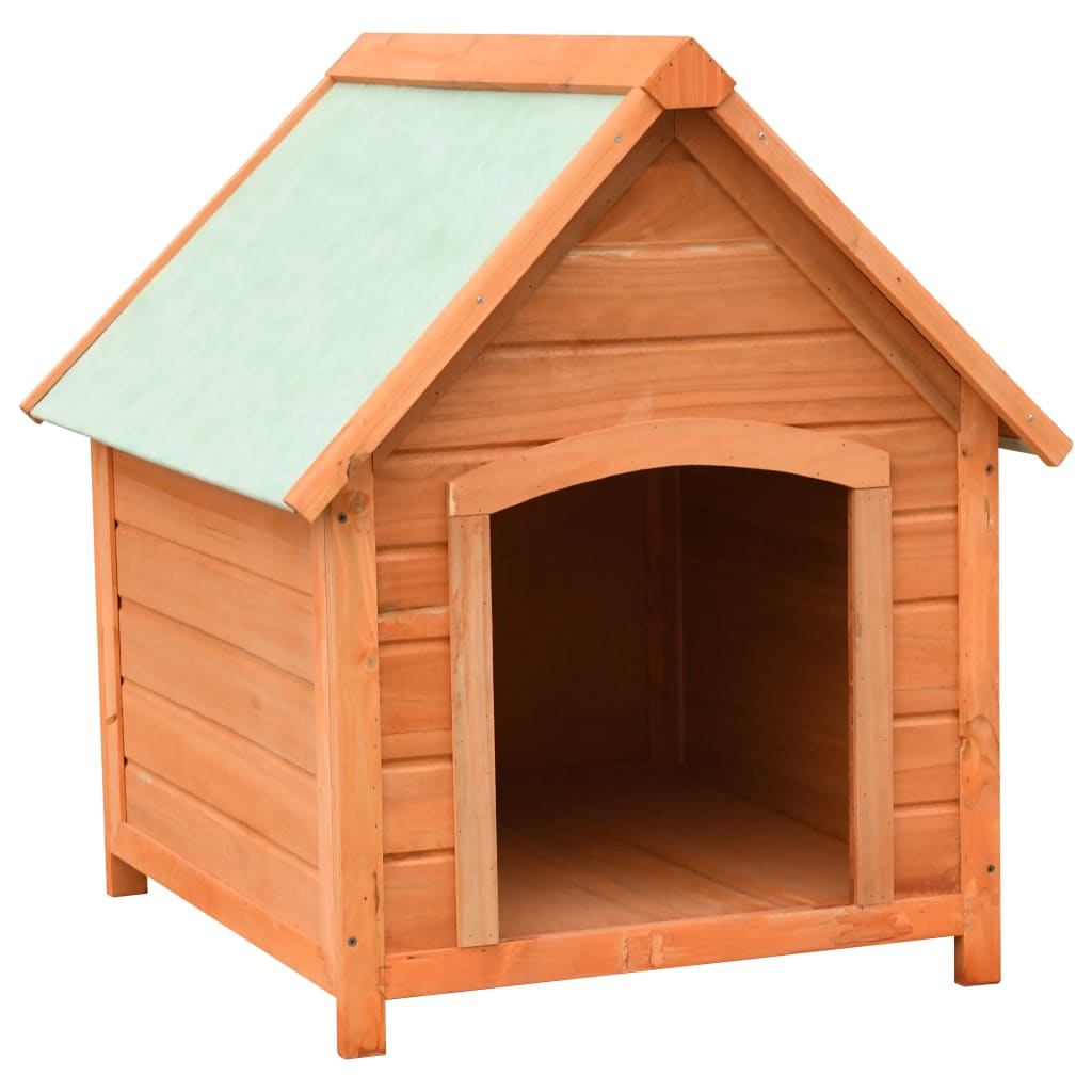 Dog House Solid Pine & Fir Wood 72x85x82 cm - Merkel Designers