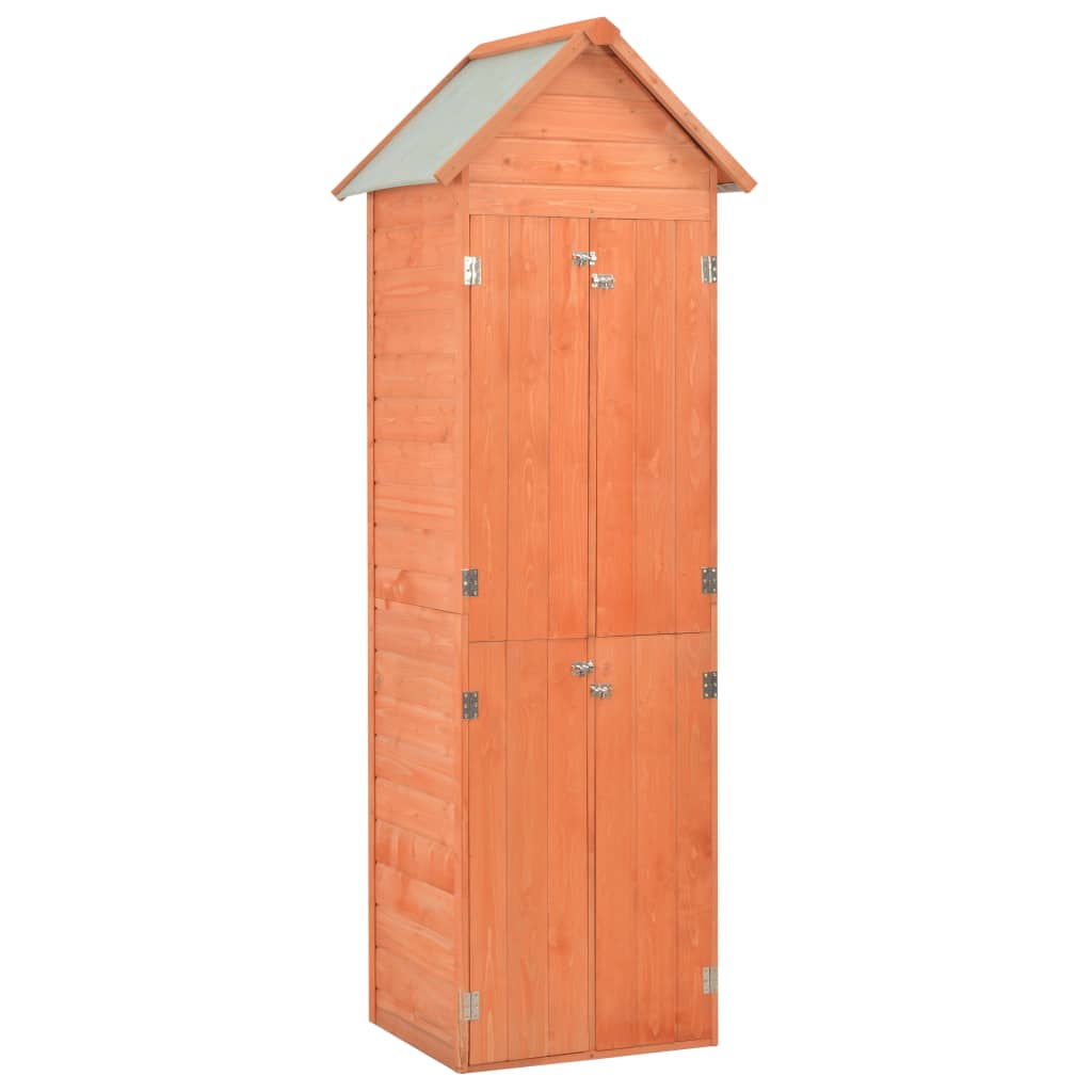 Garden Storage Shed 71x60x213 cm Wood - Millennium Furniture