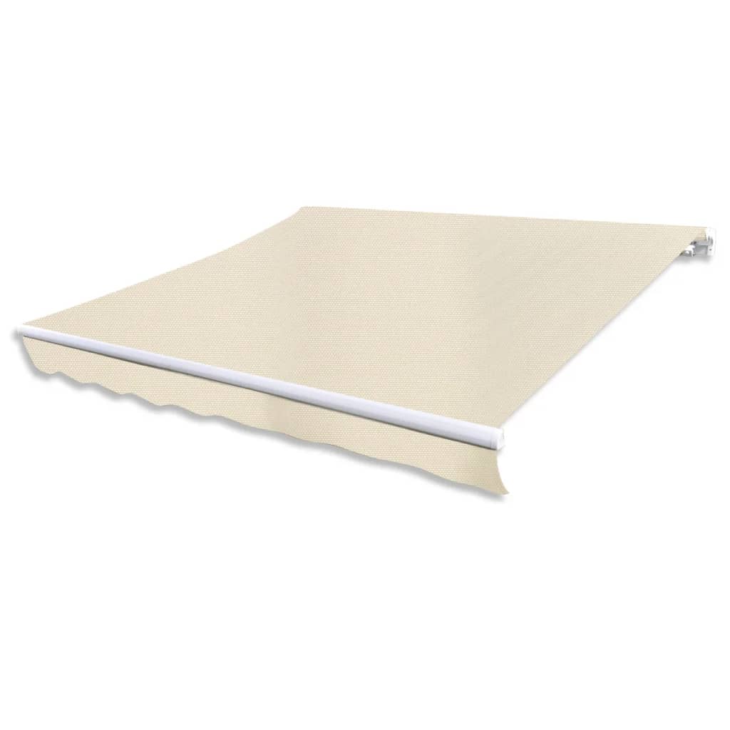 Folding Awning Manual Operated 300 cm Cream - Sid & Sam