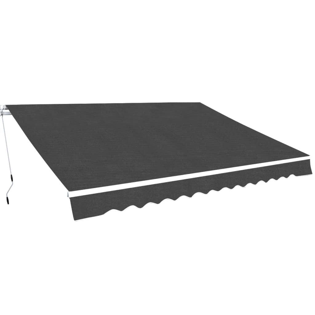 Folding Awning Manual Operated 450 cm Anthracite - Brittle & Co
