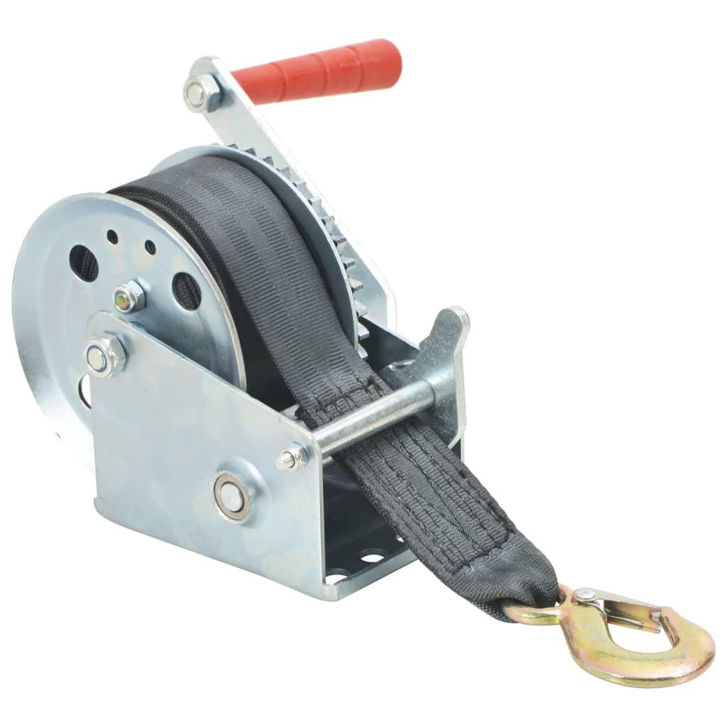 Hand Winch with Strap 540 kg - Unbeatable Bargains