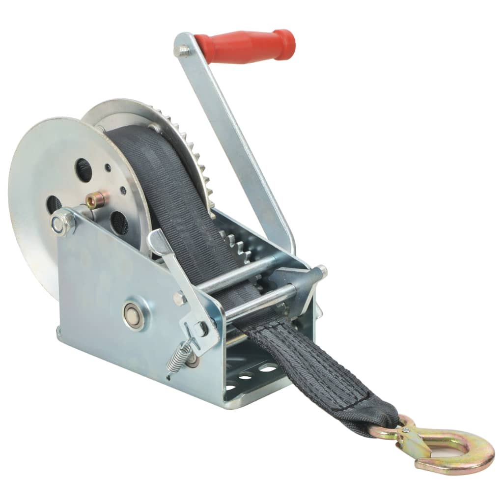 Hand Winch with Strap 1587 kg - Unbeatable Bargains