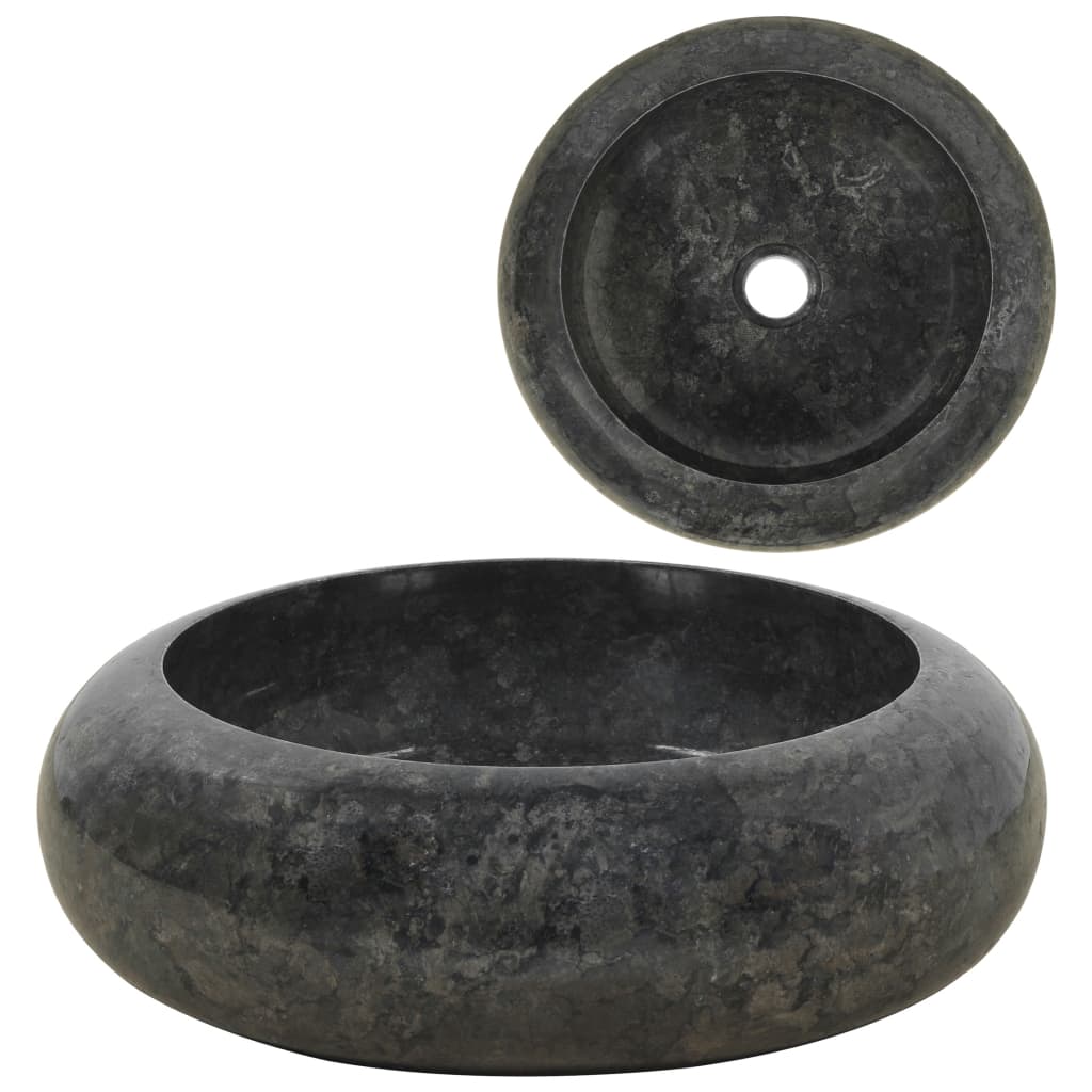 Sink 40x12 cm Marble Black - Sid & Sam