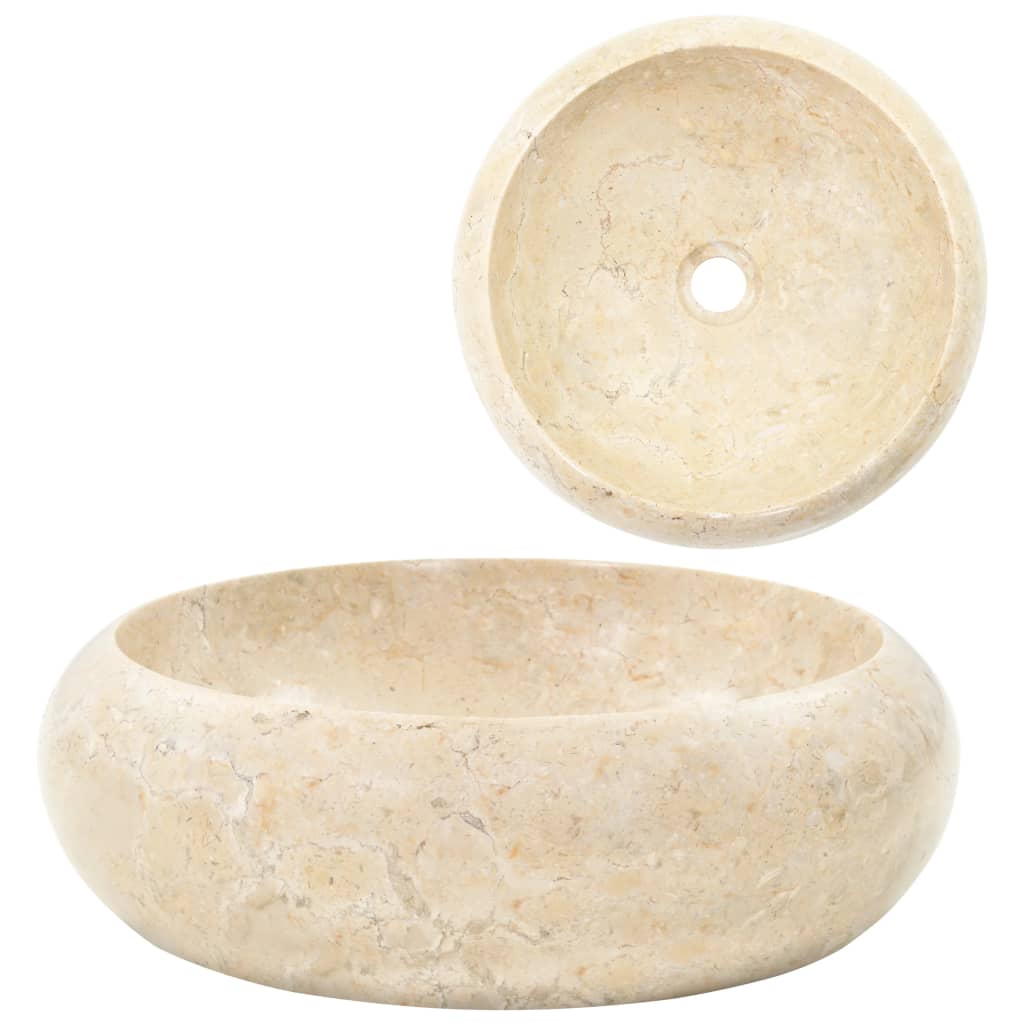 Sink 40x12 cm Marble Cream - Brittle & Co