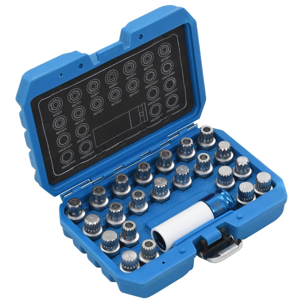 23 Piece Rim Lock Socket Set for VAG - Brittle & Co