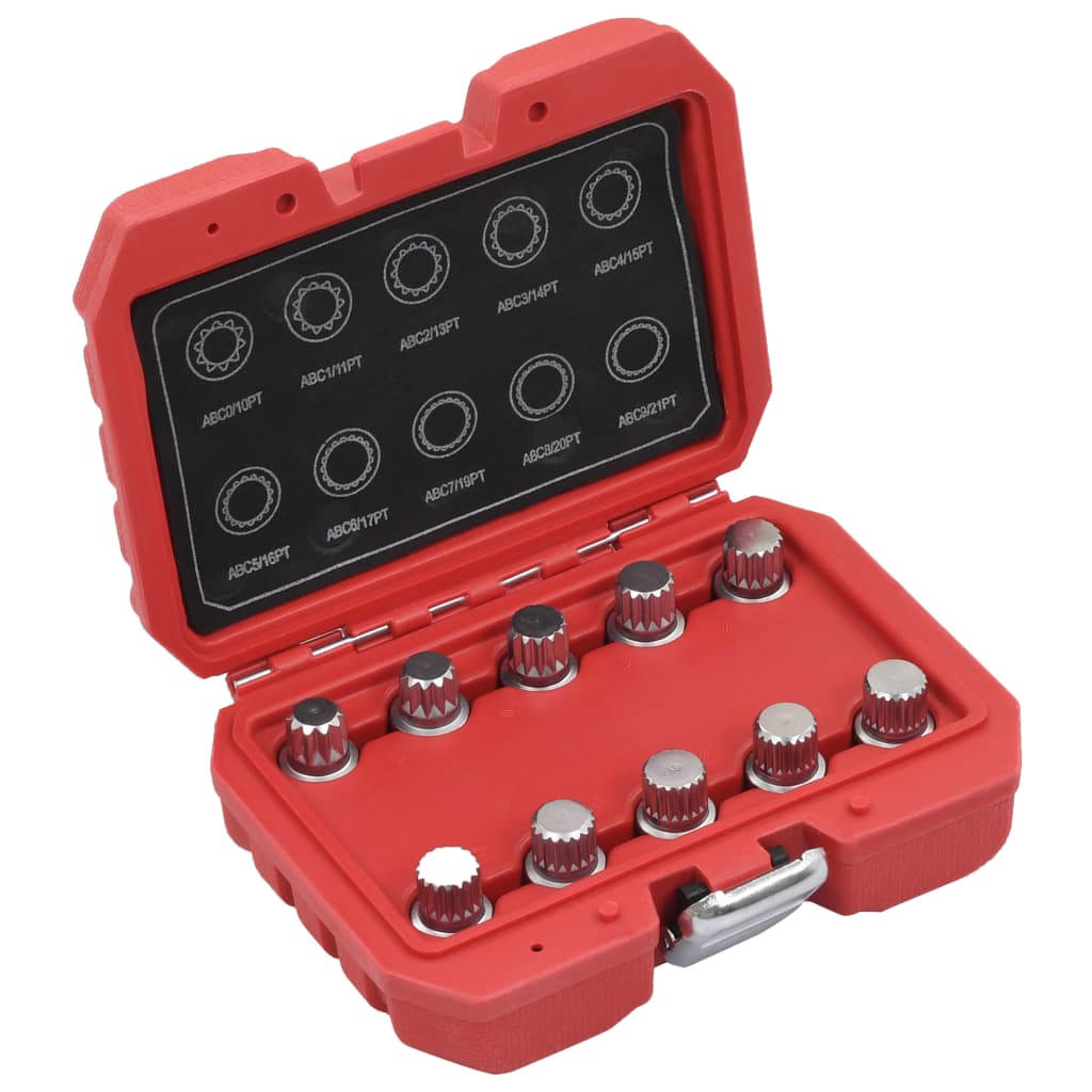 10 Piece Locking Wheel Nut Key Set for VW - Tyrell & Tyrell