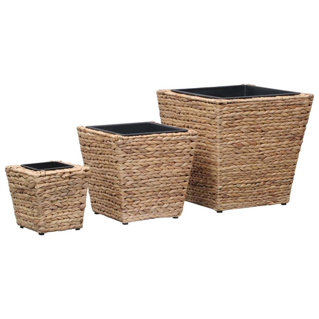 Garden Raised Beds 3 pcs Water Hyacinth - R and M Furniture