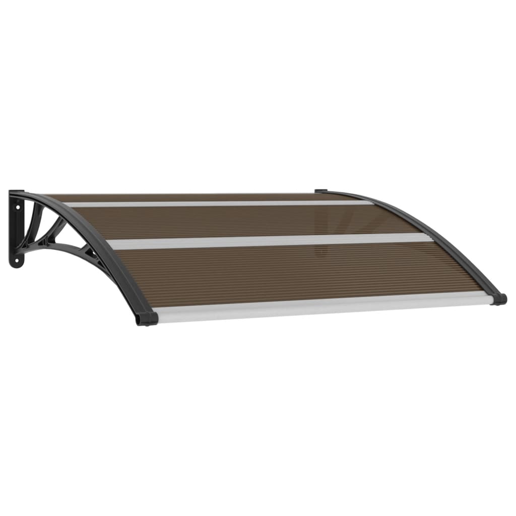 Door Canopy Black 120x100 cm PC - Tyrell & Tyrell