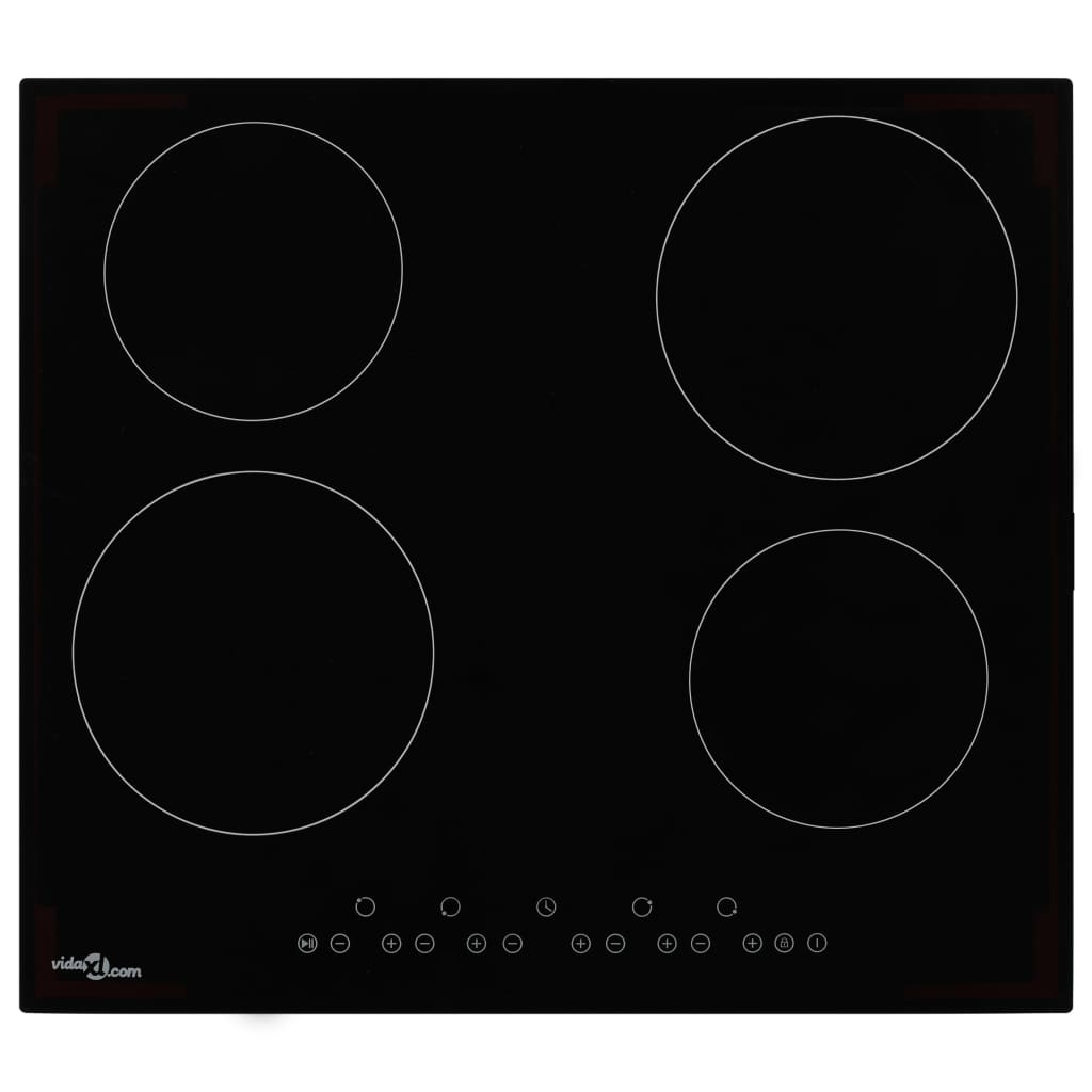 Ceramic Hob with 4 Burners Touch Control 6000 W - Millennium Furniture