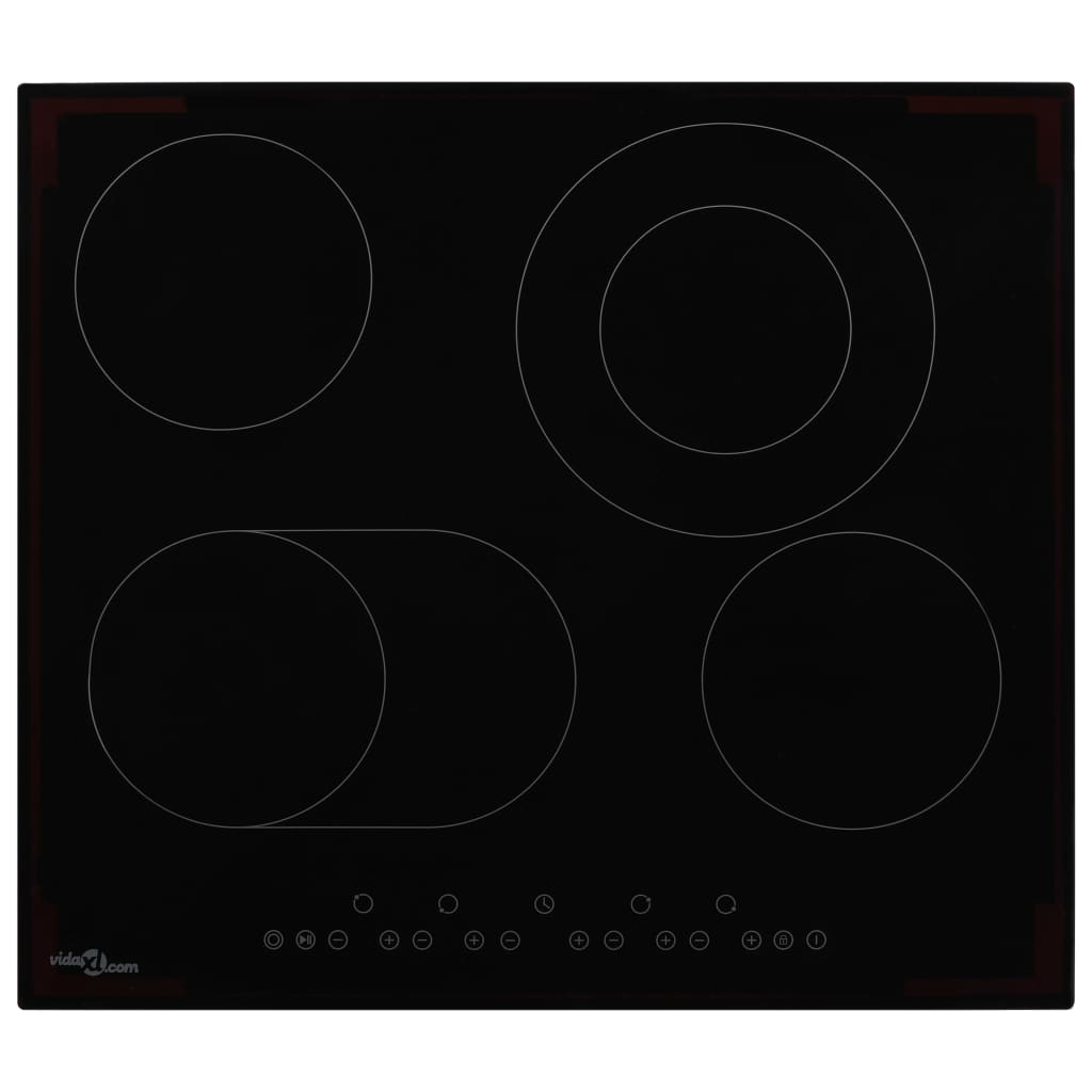 Ceramic Hob with 4 Burners Touch Control 6600 W - Discount Dealers
