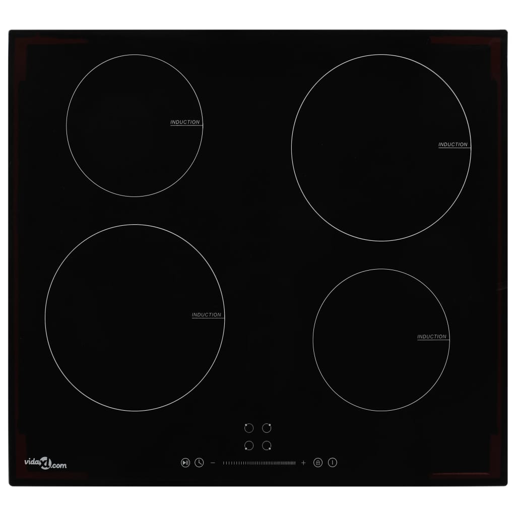 Induction Hob with 4 Burners Touch Control Glass 7000 W - Discount Dealers