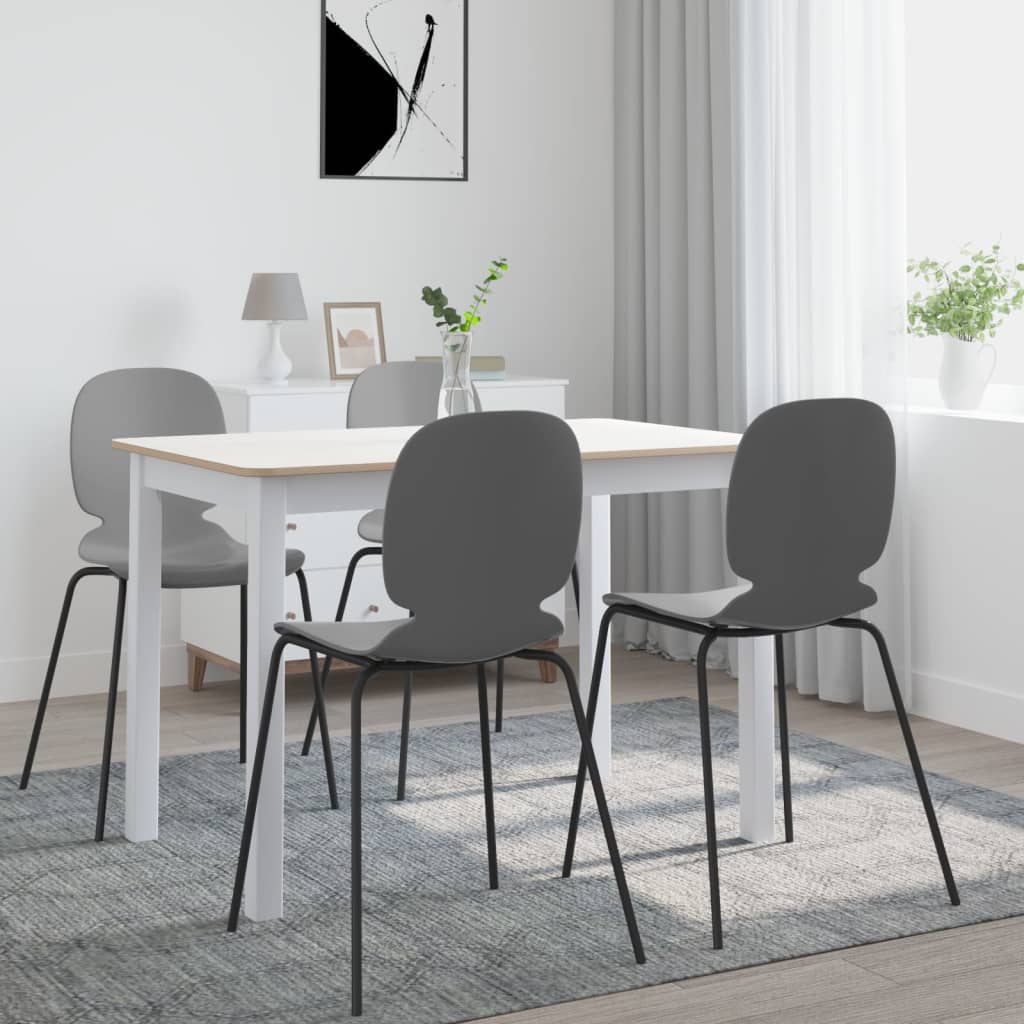 Dining Table White and Brown 114x71x75 cm Solid Rubber Wood - Direct Imports