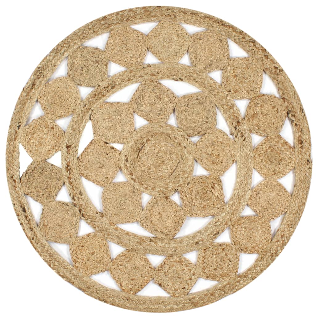 Handmade Rug Braided Jute 150 cm - Direct Imports